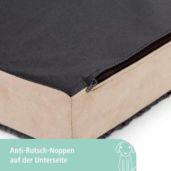 Ersatzbezüge für Kerbl Matratze Memory-Foam - Waschbarer Bezug für orthopädisches Hundebett