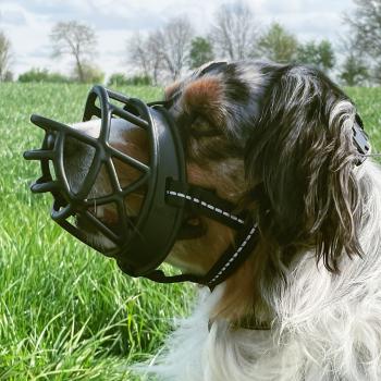 Nobby Maulkorb Comfort - ergonomischer Beißkorb für Hunde, schwarz, fressen und trinken problemlos möglich, maximaler Tragekomfort