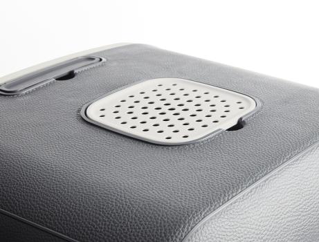 Savic Luxus Katzentoilette Mira mit Lederlook Haubentoilette für Katzen