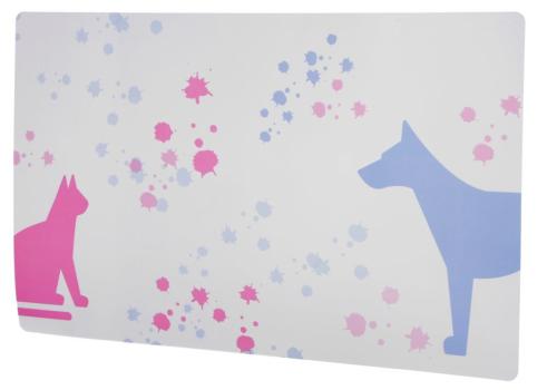 Napfujnterlage für Katzen und Hunde