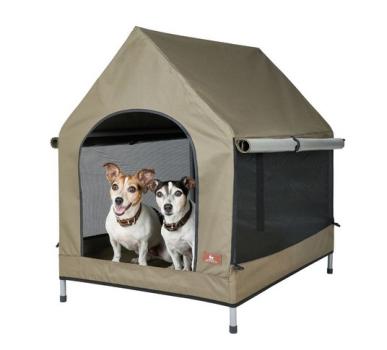 Hundezelt Knuffelwuff, ideal für Camping, Baggersee etc - Knuffelwuff Outdoor Hundehütte - Metallrahmen, atmungsaktiv