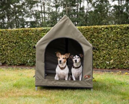 Hundezelt Knuffelwuff, ideal für Camping, Baggersee etc - Knuffelwuff Outdoor Hundehütte - Metallrahmen, atmungsaktiv
