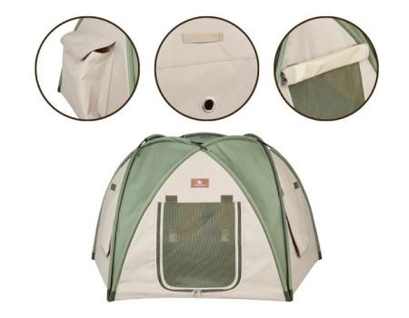 Hundezelt Outdoor Knuffelwuff – Faltbares, stabiles Zelt für deinen Hund mit Fleeceboden und Belüftung, ideal für Camping