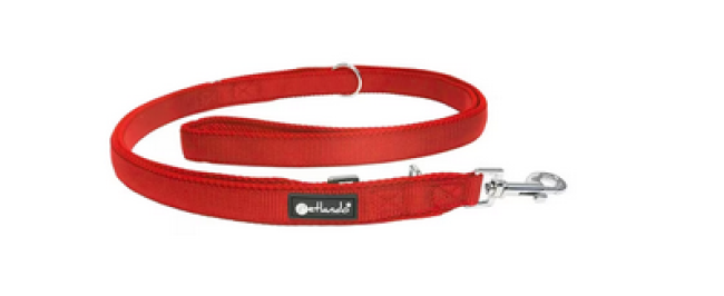 Hundeleine - Petlando Hunde-Führleine 2,3 m - 3 fach verstellbar, Mesh - extra leicht