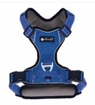 Hundegeschirr gepolstert - Petlando Outdoor Brustgeschirr für Hunde, mit Haltegriff, waschbar