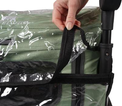 Regencover für Hundeanhänger Cruvado Knuffelwuff - Regenschutz - Schutz vor Regen, Wind & Spritzwasser 100 % wasser- und winddicht