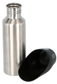 Reisetrinkflasche Edelstahl von Kerbl für Hunde - Wasserspender, Wassernapf, Reisenapf, Trinkflasche für unterwegs
