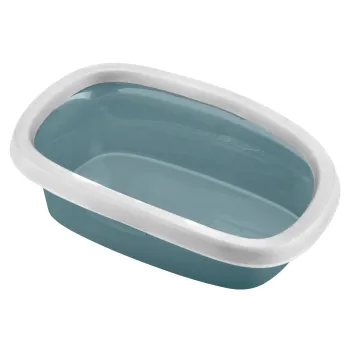 Katzentoilette Sprint 58 x 39 x 17cm blau - Schalentoilette auch für große Katzen geeignet