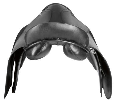 [B-Ware] Haflinger-Sattel schwarz, Covalliero Sattelset - Starterset inkl. Satteldecke, 2 Steigbügel, Steigbügelriemen, Sattelgurt