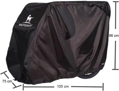 Schmutzcover für Hundeanhänger Cruvado Knuffelwuff - wasserdichte Oxford Abdeckplane - Schutz vor Regen Wind Staub & UV