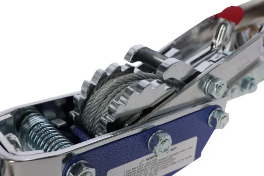 Handwinde - Seilzug manuell mit Ratsche Hand Power Puller 4 t - Handseilwinde mit 15-facher Hebelwirkung
