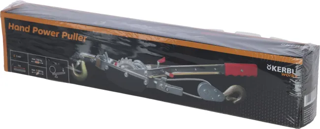 Handwinde - Seilzug manuell mit Ratsche Hand Power Puller 4 t - Handseilwinde mit 15-facher Hebelwirkung