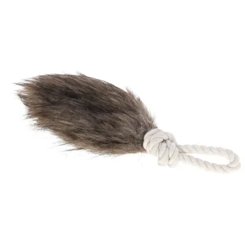 Lottchen Reizangel inkl Snackdummy Plüsch - Komplettset Trainingsangel ca. 47-130 cm für Hunde mit Futterbeutel