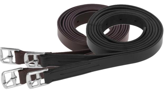 Steigbügelriemen leder schwarz oder braun
