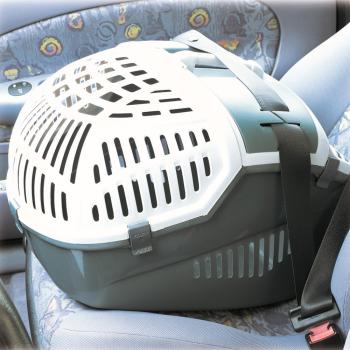 Transportbox Avior mit Einstieg von oben - Autobox für kleine Hunde, Katzen und Nager