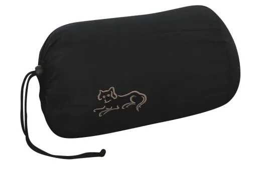 Hunde Reisebett faltbar Traveller - Reisedecke mit Tasche, waschbares Hunderkissen für unterwegs, braun 85 x 65cm ideal für Camping