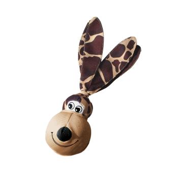 KONG - Wubba Floppy Ears - Apportierspielzeug für Hunde mit Quietscher