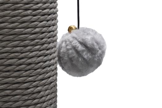 Beeztees Katzenkratzbaum - Kratzstamm Figo grau