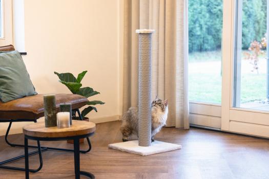 Beeztees Katzenkratzbaum - Kratzstamm Figo grau