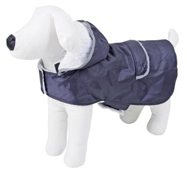 Hundemantel Teddy blau - Kerbl Pet Wintermantel für kleine bis mittlere Hunde, wasserabweisend, gefüttert