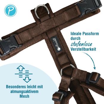 Petlando Geschirr Mesh Y-Comfort Brustgeschirr für Hunde - Hundegeschirr