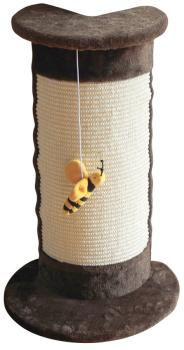 Kratzsäule Ecke - Kerbl Katzen-Kratzbaum Corner [58 cm] für Zimmerecken - mit Spielzeug