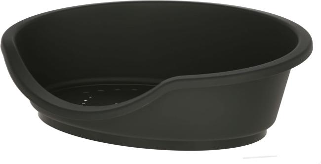 Hundekorb aus recyceltem Kunststoff mit passendem Kissen