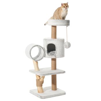 Kratzbaum mit Holzstamm Nobby Runa