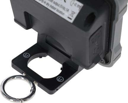 Mobiler LED-Strahler WorkFire 2200 Lumen - Arbeitsstrahler 11 x 11 cm, wetterfest, USB C aufladbar