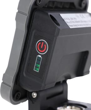 Mobiler LED-Strahler WorkFire 2200 Lumen - Arbeitsstrahler 11 x 11 cm, wetterfest, USB C aufladbar
