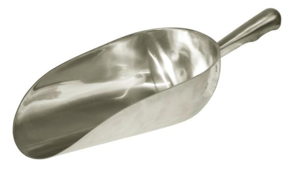 Abwiegeschaufel Aluminium - Futterschaufel für Kraftfutter, Hundefutter uvm