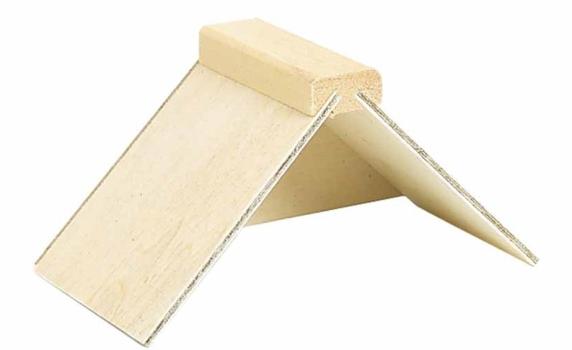 Taubensitzbrett 5 Stück oder 10 Stück aus Holz - Sitzbrett für Tauben zur Wandbefestigung - Taubensitzbrettchen