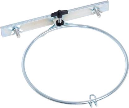 Edelstahlnapf mit Zwingerhalterung