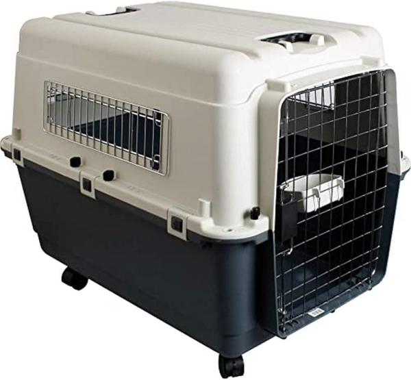 Karlie Flugbox Nomad - Transportbox Kunststoff für Hunde und Katzen