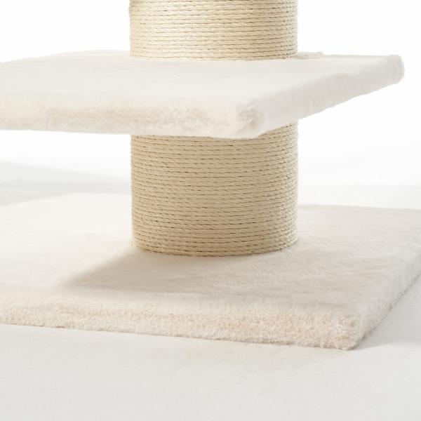 Katzenkratzbaum Binka [152 cm] von Nobby, cream-farben, mit vielen Liegeflächen