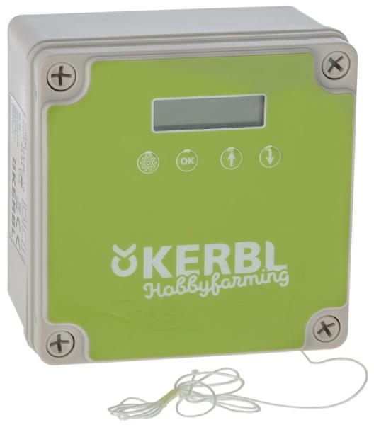 Kerbl automatische Hühnerklappe Komplettset wahlweise inklusive Schieber mit Schutzschiene