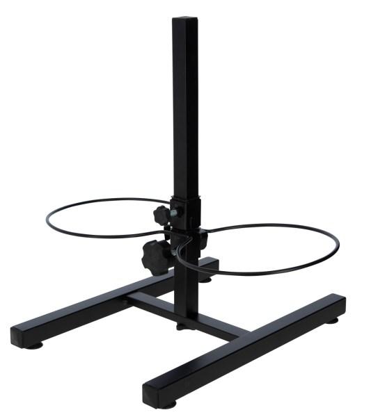 Hundenapf höhenverstellbar - 2 x 2800 ml stufenlos verstellbare Futterbar für große Hunde, schwarz