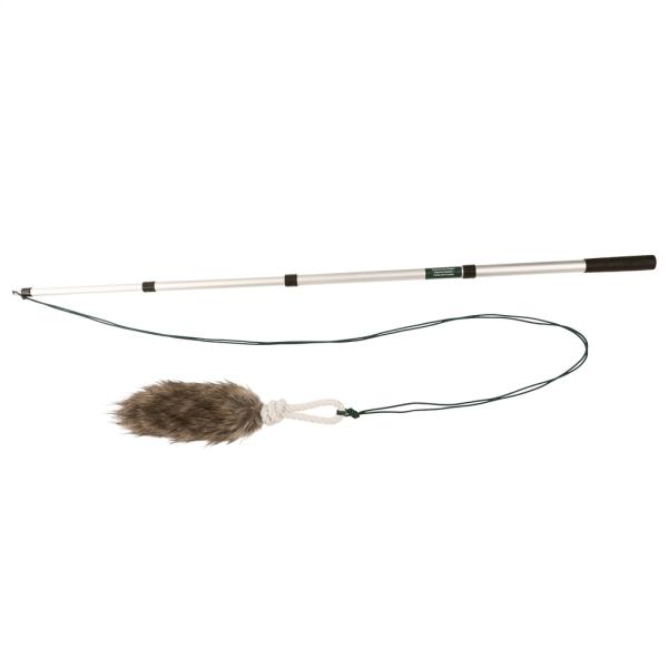 Lottchen Reizangel inkl Snackdummy Plüsch - Komplettset Trainingsangel ca. 47-130 cm für Hunde mit Futterbeutel