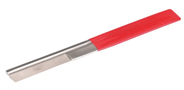 Kerbl Hauklinge 30 cm mit rotem Griff – Scharfes Klauenmesser - Präzisionswerkzeug für die professionelle Klauenpflege