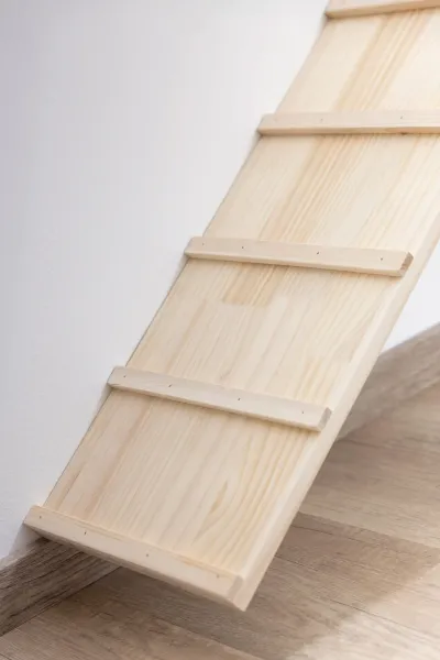 Kletterwand für Nager und Katzen - Kleintier Wand Parcours Sidewalk / Catwalk 6-teilig - Kaninchen, Frettchen, Kaninchen und Katzen Wandmontage
