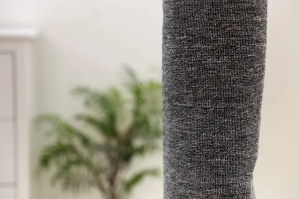 Klettersack Carpet für Katzen - ideale Alternative zu Kratzbaum deckenhoch, Aufstiegshilfe, Bezug waschbar, grau
