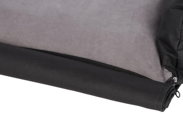 Stoßstangenschutz Hund inklusive Hundebett für den Kofferraum, Bezug waschbar, schmutzabweisend