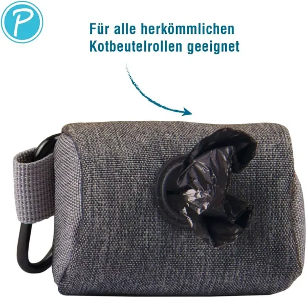 Kotbeutelspender Everest Petlamndo, für alle Hundekotbeutel Rollen passend - Spender Für Kottüten mit Karabiner
