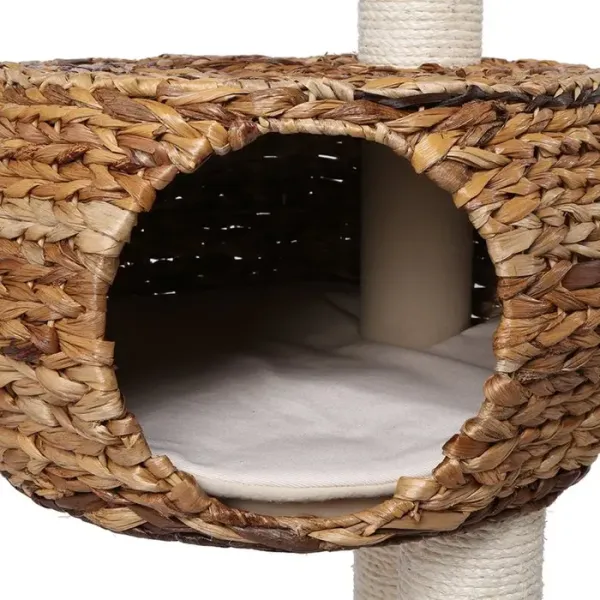 Kratzbaum Banana Leaf III ( 3 ) de Luxe Katzenbaum 103 x 58 x158 cm handgeflochten - Ersatzteile erhältlich