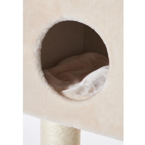 Nobby Kratzbaum Mersin 50 x 50 x 152 cm Katzenbaum platzsparend, Kissen waschbar