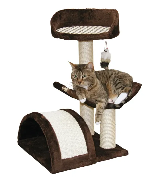 Kerbl Pet Kratzbaum Safari – Katzenbaum für Katzen und Kitten zum Krallenwetzen, Klettern und Spielen