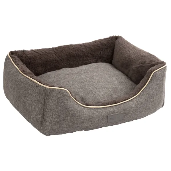 Hundekörbchen waschbar - gemütlicher Schlafplatz für kleine Hunde und Katzen - Kerbl Kuschelbett Samuel