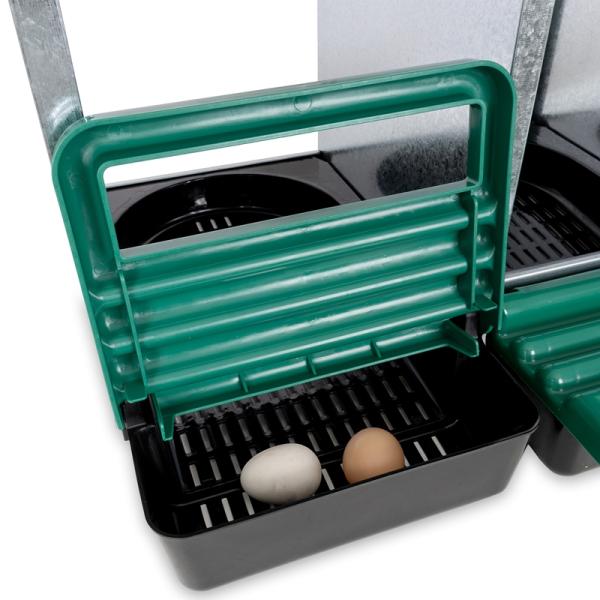 Legenest aus Kunststoff für Hühner ( Hennen ) Einzelnest, 2er Nest oder 3er Nest - Brutnest flexibel einsetzbar zum Hinstellen oder Aufhängen