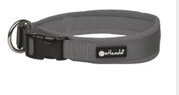 Mesh Halsband anthrazit