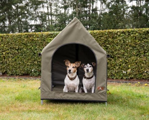 Hundezelt Knuffelwuff, ideal für Camping, Baggersee etc - Knuffelwuff Outdoor Hundehütte - Metallrahmen, atmungsaktiv